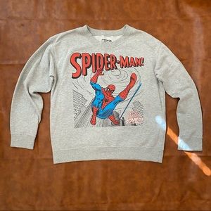 Marvel Comics | Spider-Man Sweatshirt | Gray | S